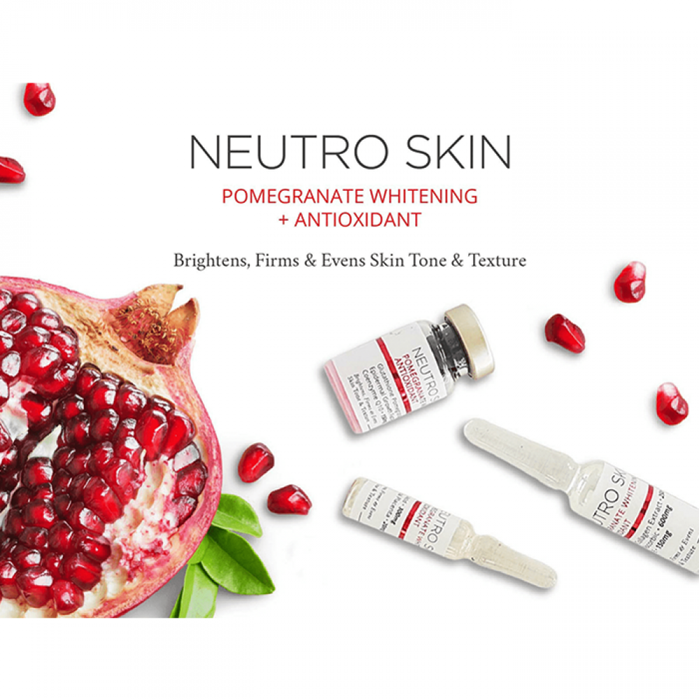 neutro skin pomegranate glutathione injections Neutral Neutro Skin Pomegranate and Rose